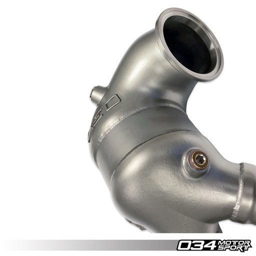 CAST STAINLESS STEEL RACING DOWNPIPE, AUDI 8S TTRS AND 8V.5 RS3