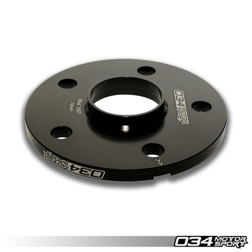 WHEEL SPACER PAIR, 10MM, AUDI/VOLKSWAGEN 5X112MM WITH 57.1MM CENTER BORE