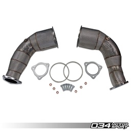 [034-105-4046] STAINLESS STEEL RACING CATALYST SET, B9 AUDI RS5