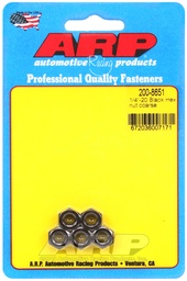 [ARP-200-8651] 1/4-28 black coarse hex nut kit