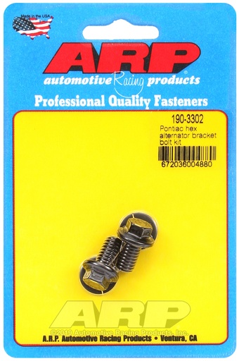 Pontiac hex alternator bracket bolt kit
