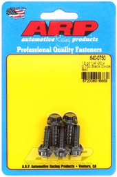 [ARP-640-0750] 1/4-20 x 0.750 12pt black oxide bolts