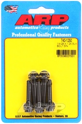 [ARP-740-1250] 1/4-28 x 1.250 12pt black oxide bolts