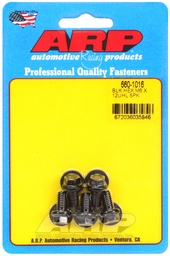 [ARP-660-1016] M6 x 1.00 x 12  hex black oxide bolts
