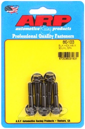 [ARP-660-1003] M6 x 1.00 x 30 hex black oxide bolts