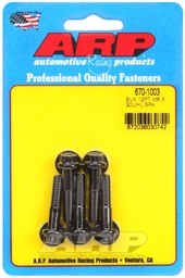 [ARP-670-1003] M6 x 1.00 x 30 12pt black oxide bolts