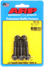 [ARP-660-1004] M6 x 1.00 x 35 hex black oxide bolts