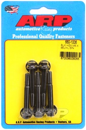 [ARP-660-1006] M6 x 1.00 x 45 hex black oxide bolts
