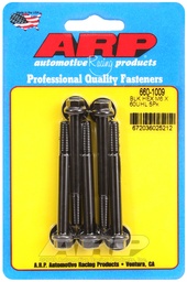 [ARP-660-1009] M6 x 1.00 x 60  hex black oxide bolts
