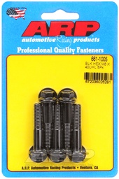 [ARP-661-1005] M8 x 1.25 x 40 hex black oxide bolts