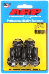 [ARP-665-1001] M12 x 1.75 x 25 hex black oxide bolts
