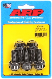 [ARP-674-1001] M12 x 1.50 x 25 12pt black oxide bolts