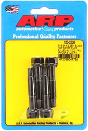 [ARP-100-3206] 5/16-24 X 2.250 black hex water pump pulley w/ 1.000" fan spacer stud kit