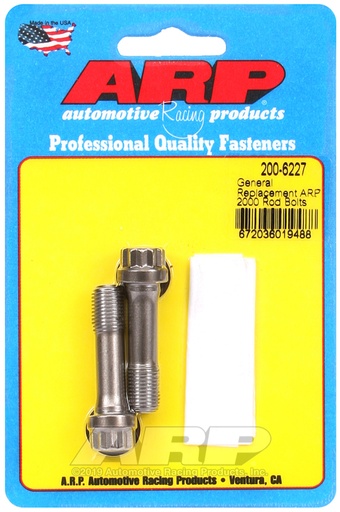 3/8" General replacement ARP2000 rod bolt kit