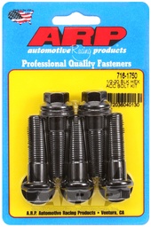 [ARP-716-1750] 1/2-20 x 1.750 hex black oxide bolts