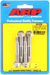 [ARP-400-3206] 5/16-24 X 2.250 SS hex water pump pulley w/ 1.000" fan spacer stud kit