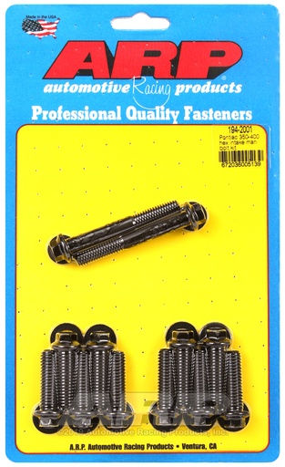 Pontiac 350-400 hex intake manifold bolt kit