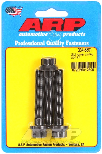 GM lower pulley bolt kit