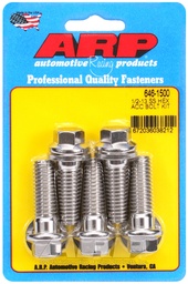 [ARP-646-1500] 1/2-13 X 1.500 hex SS bolts