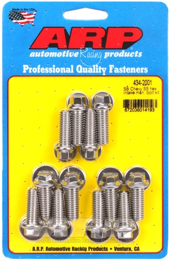 SB Chevy SS hex intake manifold bolt kit
