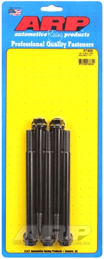 1/2-13 x 6.000 hex black oxide bolts