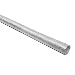 [TH-17062] Gaine aluminium "Thermo flex" L=0.9m (Gris) - 1.6 cm Alu