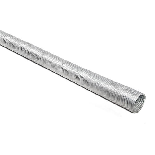 Gaine aluminium "Thermo flex" L=0.9m (Gris) - 1.6 cm Alu