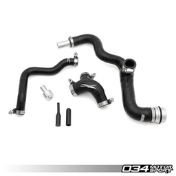 [034-101-3004] Breather Hose Kit, Mid-AMB Audi A4 & Late-AWM Volkswagen Passat 1.8T, Reinforced Silicone