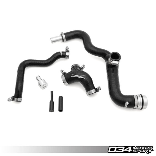 Breather Hose Kit, Mid-AMB Audi A4 & Late-AWM Volkswagen Passat 1.8T, Reinforced Silicone