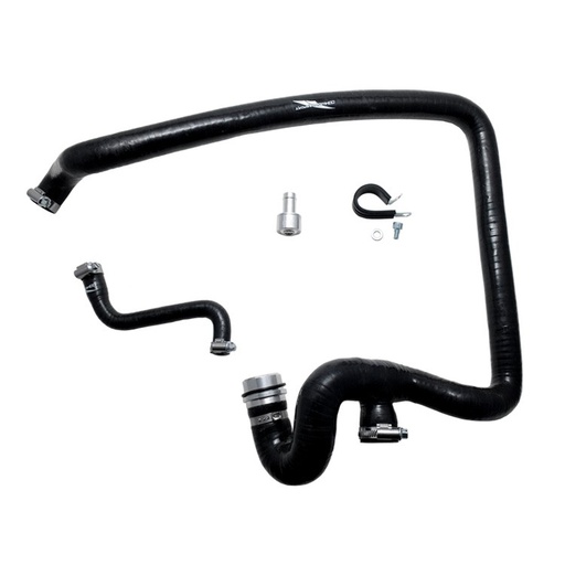 BREATHER HOSE KIT, B5 AUDI A4 & VOLKSWAGEN PASSAT 1.8T, AEB WITH AUTOMATIC TRANSMISSION & ATW, REINFORCED SILICONE
