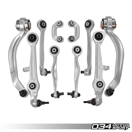 CONTROL ARM KIT, DENSITY LINE, EARLY B5/C5 AUDI S4/RS4 & A6/S6/RS6, B5 VOLKSWAGEN PASSAT WITH ALUMINUM UPRIGHTS